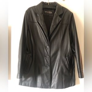 Wilson leather - women’s jacket. Vintage. XL